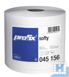 profix softy Putztuchrolle 22x36cm, 900 Blatt, DP Zellstoff, hochweiß, 2-lagig , 2Rll/Pack