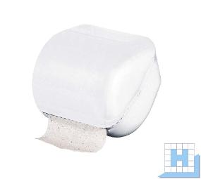 profix single Toilettenpapier-Spender Kunststoff weiß