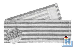 Micro-Borstenmopp ultra strong, weiss-grau, 40 cm