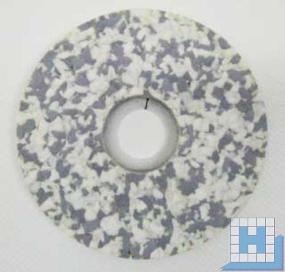 Melamin Combo-X Pad, grau/weiß, D355mm, 14