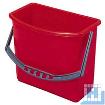 Kunststoffeimer, 6L rot, (H22xL27,5/23,5x17/10,5cm)