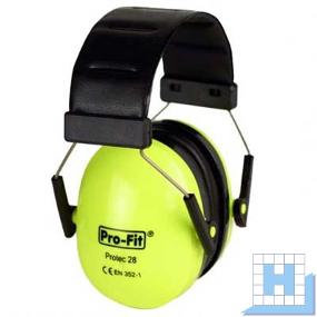 Protect 28 Gehörschutzkapsel neongelb, SNR-28 db (A)