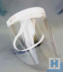 Gesichtsschutz aus Kunststoff mit verstellbarem Gummiband (5 St/Btl)
