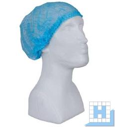 PP-Klipphauben, blau 52cm 100St/Pack