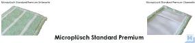 Microplüsch Standard Premium 50 cm, Deckblatt, Borstenstreifen
