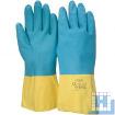 Handschuh, gelb/blau Gr.8(M) 30cm, Profit Latex/Neopren (12Paar/Pack)