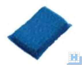 Abrasivschwamm PP blau 130x85x30mm