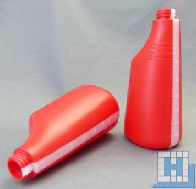 Spruehflasche Polyethylen 600 ml rot