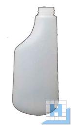 Spruehflasche Polyethylen 600 ml transparent