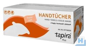TAPIRA Handtuchpapier Plus 2lg. 20,6 x 32cm, 3000Blatt/Kart.