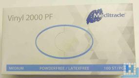 Einweghandschuh Gr. M, Vinyl puderfrei 100 St/Box