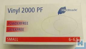Einweghandschuh Gr. S, Vinyl puderfrei 100 St/Box
